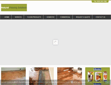 Tablet Screenshot of naturalflooringsolutions.co.uk